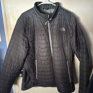 Grey North face jacket XL
